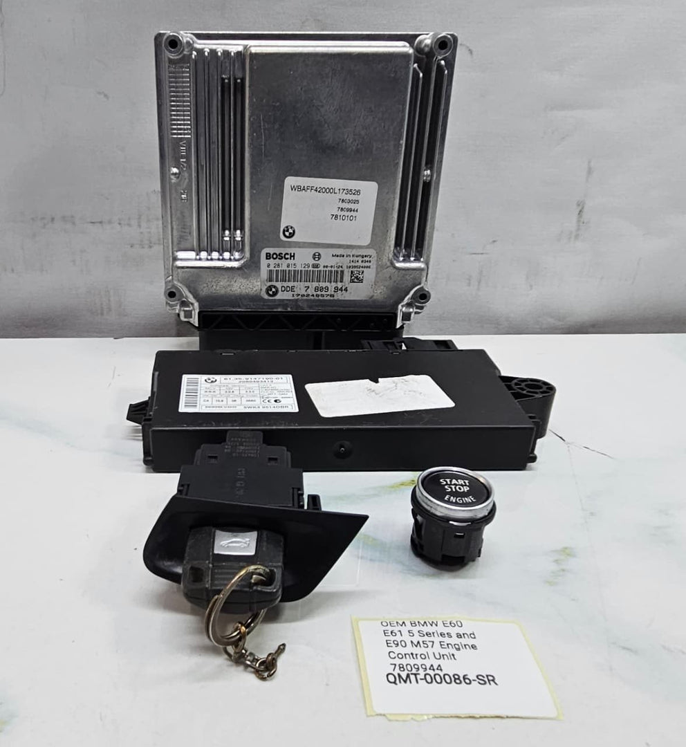 OEM BMW E60 E61 5 Series and E90 M57 Engine Control Unit 7809944