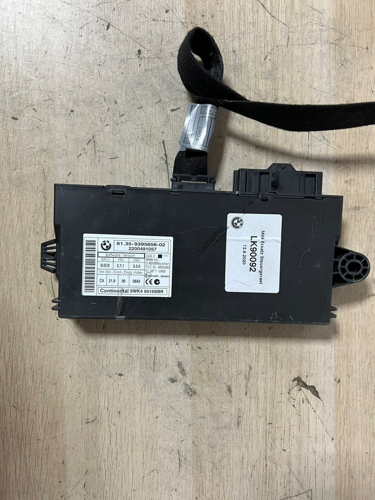 2007 BMW X5 E70 N52 Engine Control Unit ECU Set msv80 + cas3 + 1key 7576297