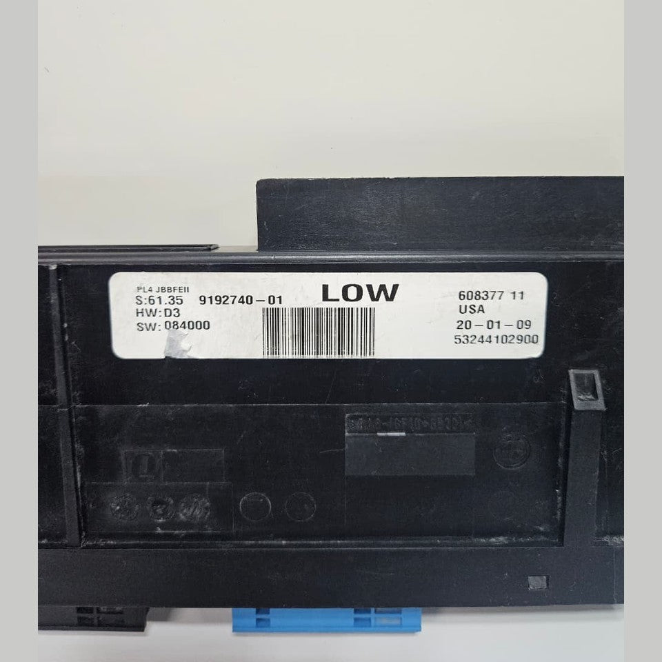 09-12 BMW E70 X5 X6 Basic Body Control Module Junction Fuse Box 9192740-01 OEM