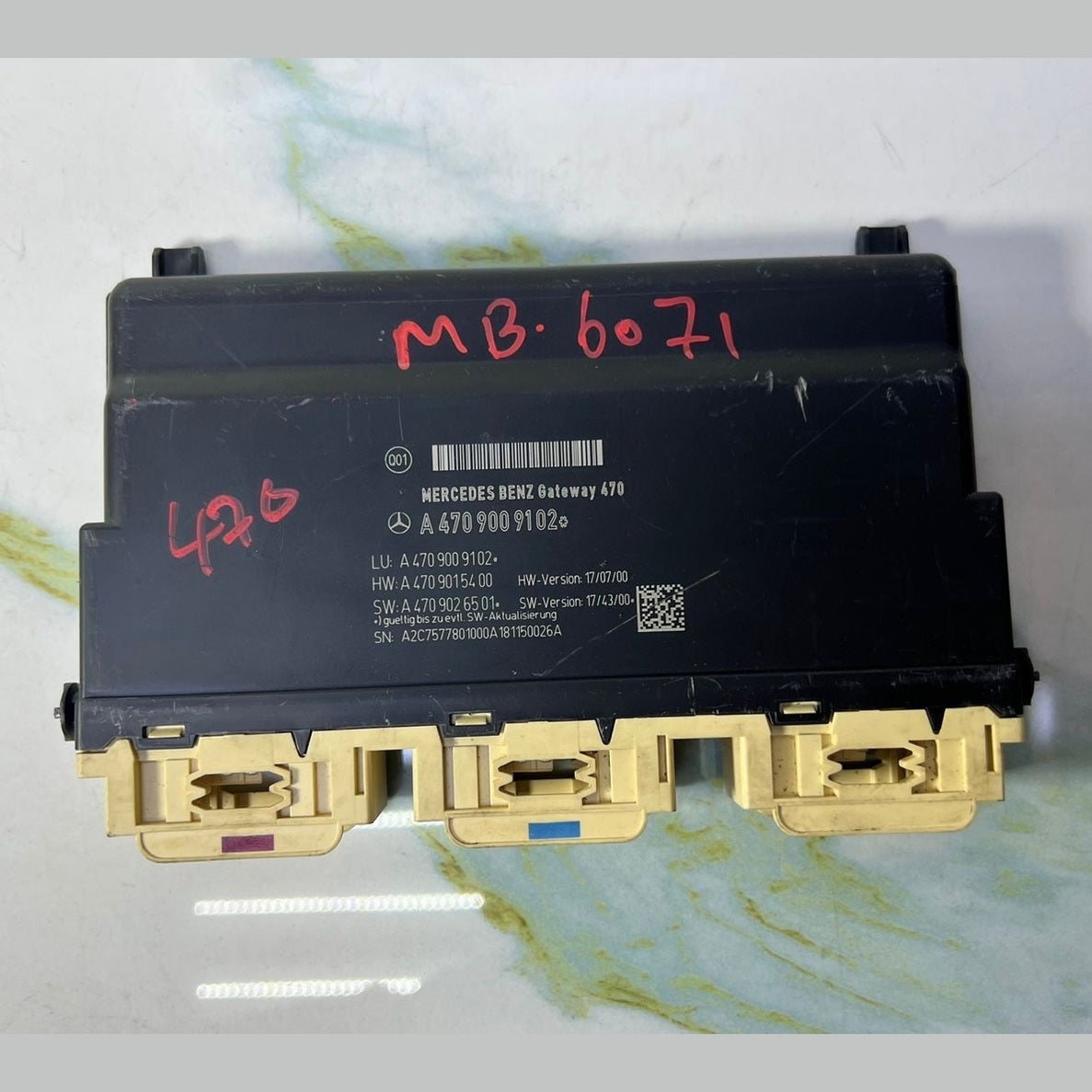 Mercedes-Benz W470 X-Class Seat Control Module A470 9009102 OEM