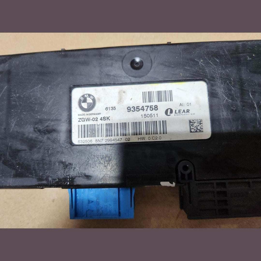 2011-2017 BMW X3 Central Gateway Control Module 9354758. X3.X4