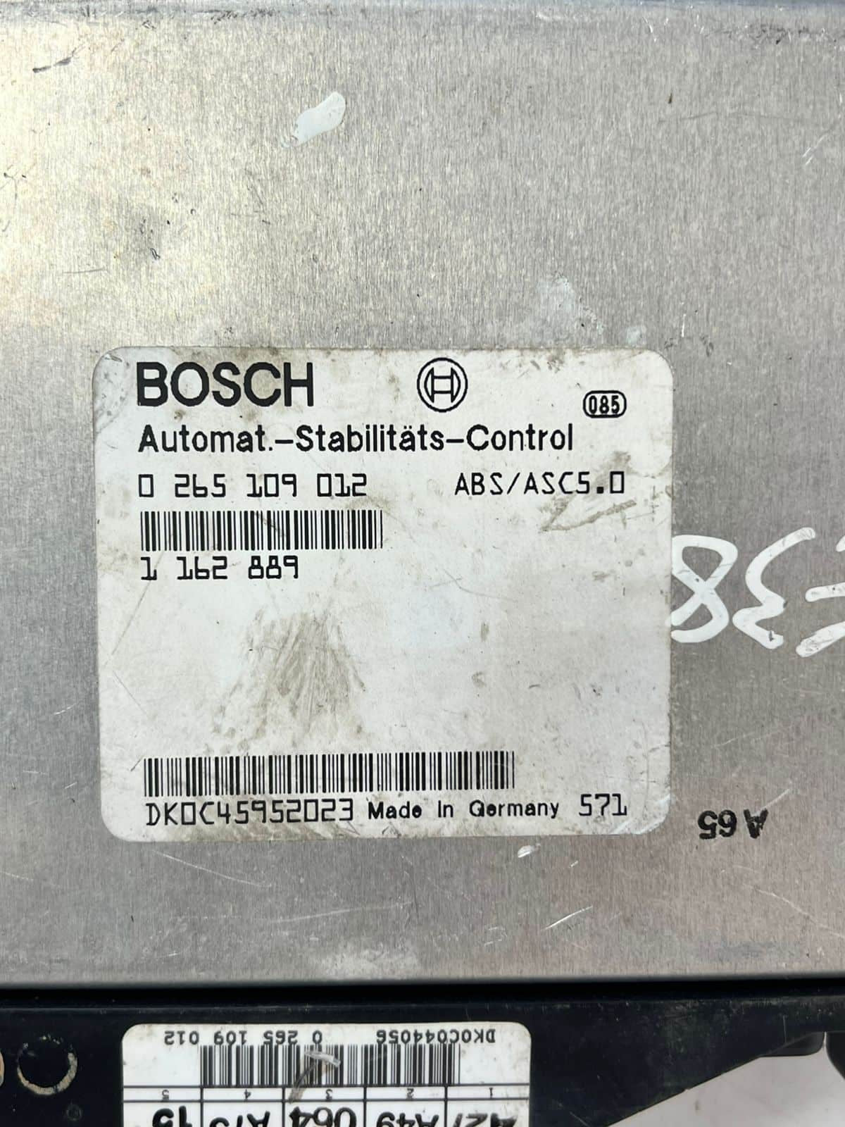 1995 BMW 740i 750i E38 E39 Abs Asc Control Module UNIT 1162889 OEM