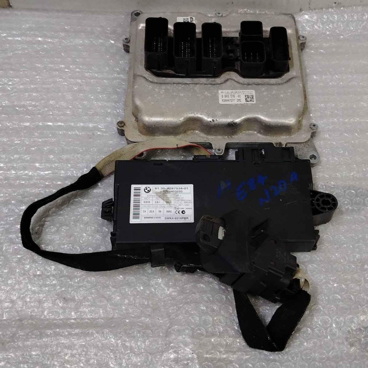 OEM BMW X1 E84 2009-15 N20 ENGINE CONTROL UNIT ECU KIT DME 8603576 BOSCH