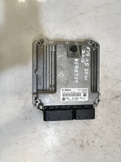 2015 BMW X5 F15 25DX Engine Control Unit ECU SET DDE+BDC+2KEYS 8583151 OEM