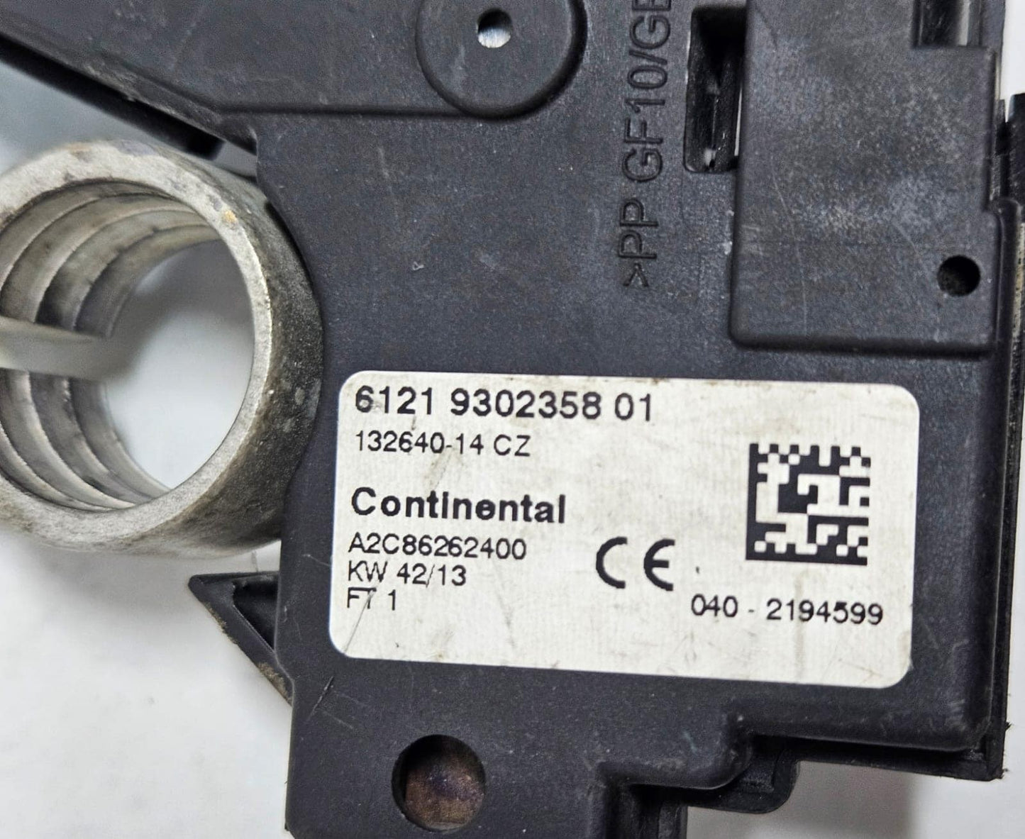 BMW 5, 6, 7 Series, X3, X4 Negative Battery Cable With Sensor 9302358 OEM