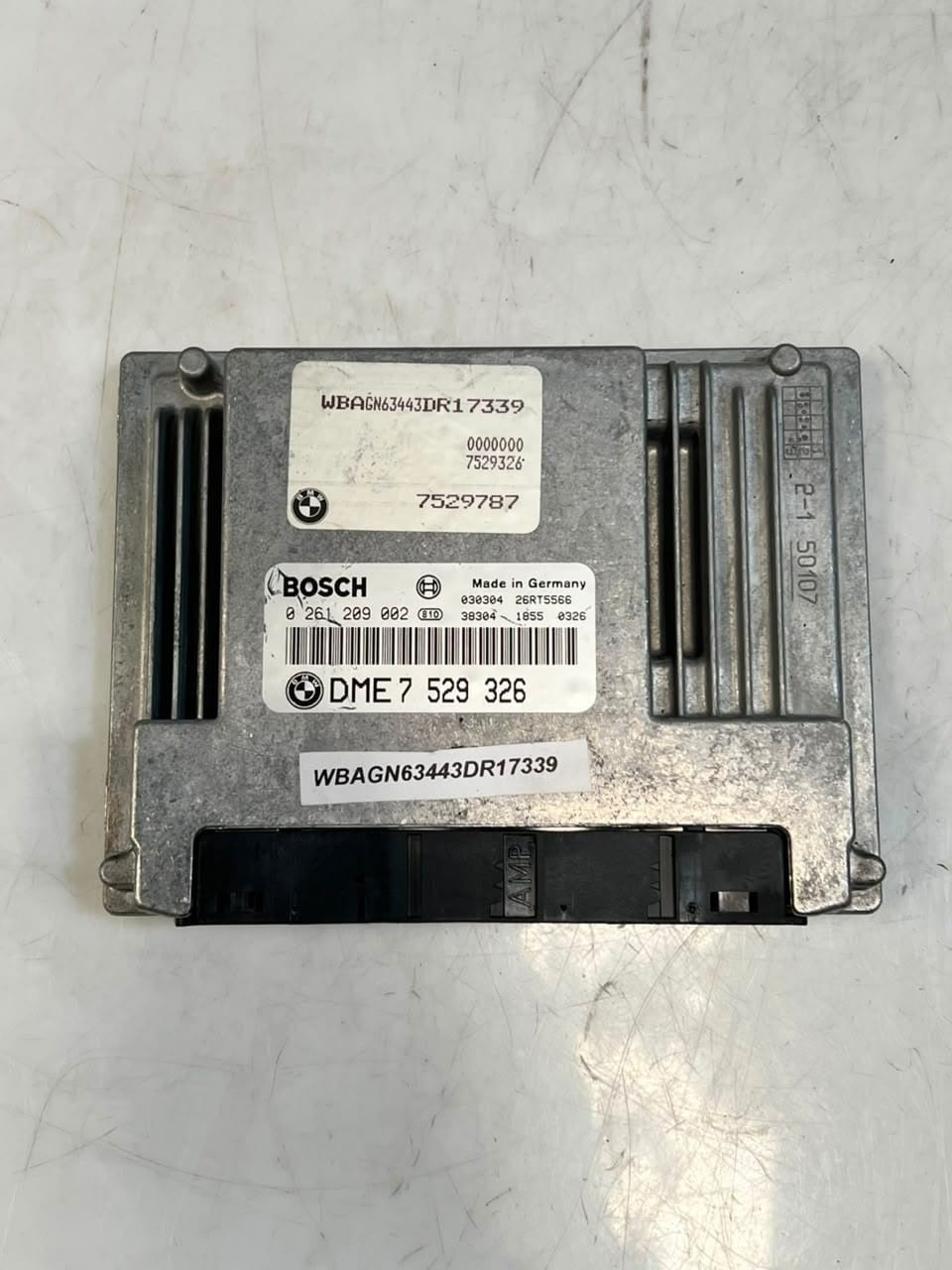 2003 BMW 745i 7' E66 N62 Engine Control Unit ECU DME CAS/ZAS 7529326 OEM