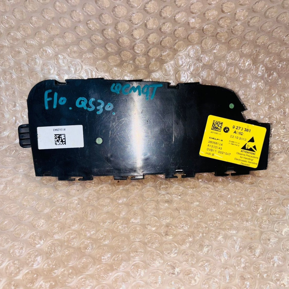 BMW 5 SERIES F10 FRONT LH DRIVER SEAT ADJUST SWITCH 9270381
