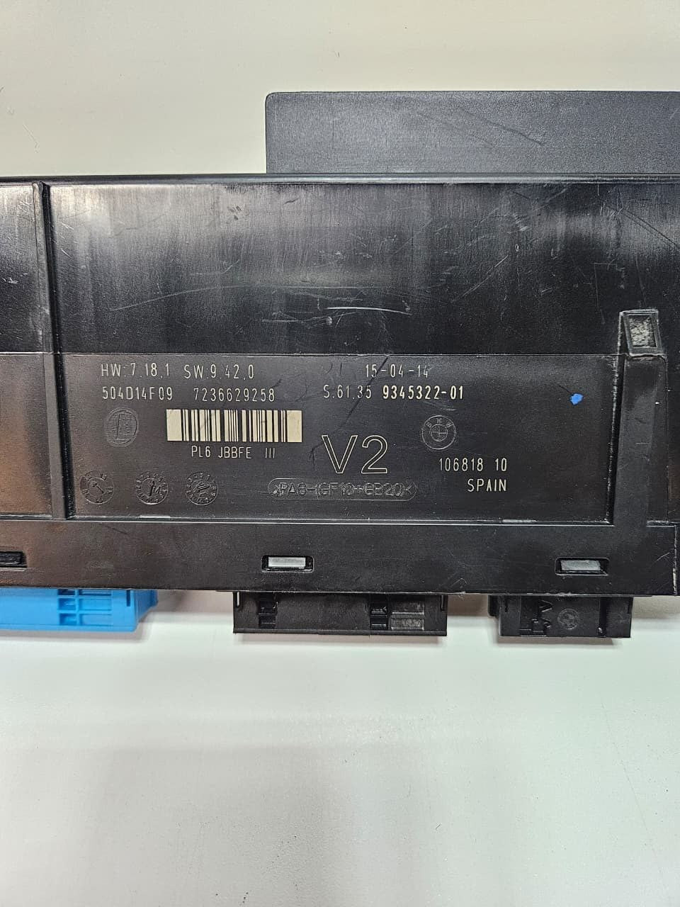 2010-2016 BMW 528i Electronic Junction Box Control Module 9345322