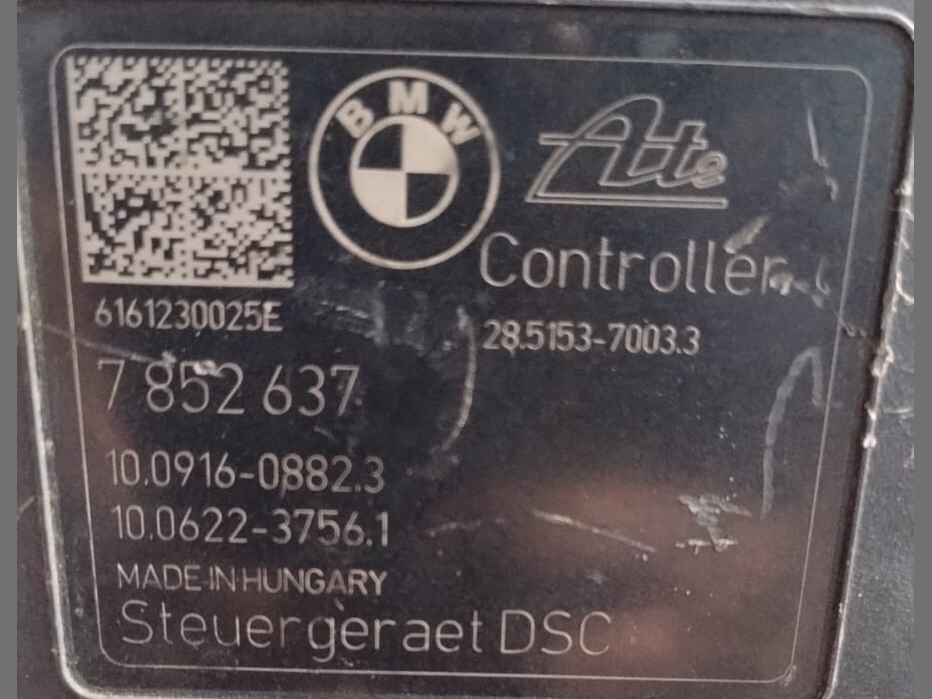 2015 BMW M4 F82 ANTI LOCK BREAKING SYSTEM Abs Control Unit 7852637