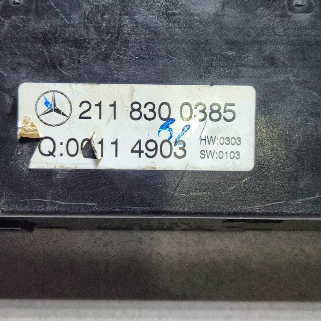 Mercedes-Benz E-Class Climate Control Panel 2118300385 W211 E-Class