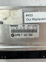 2003 BMW X5 E53 with M62 Engine Control Unit ECU  COMPLETE SET 7522222 OEM
