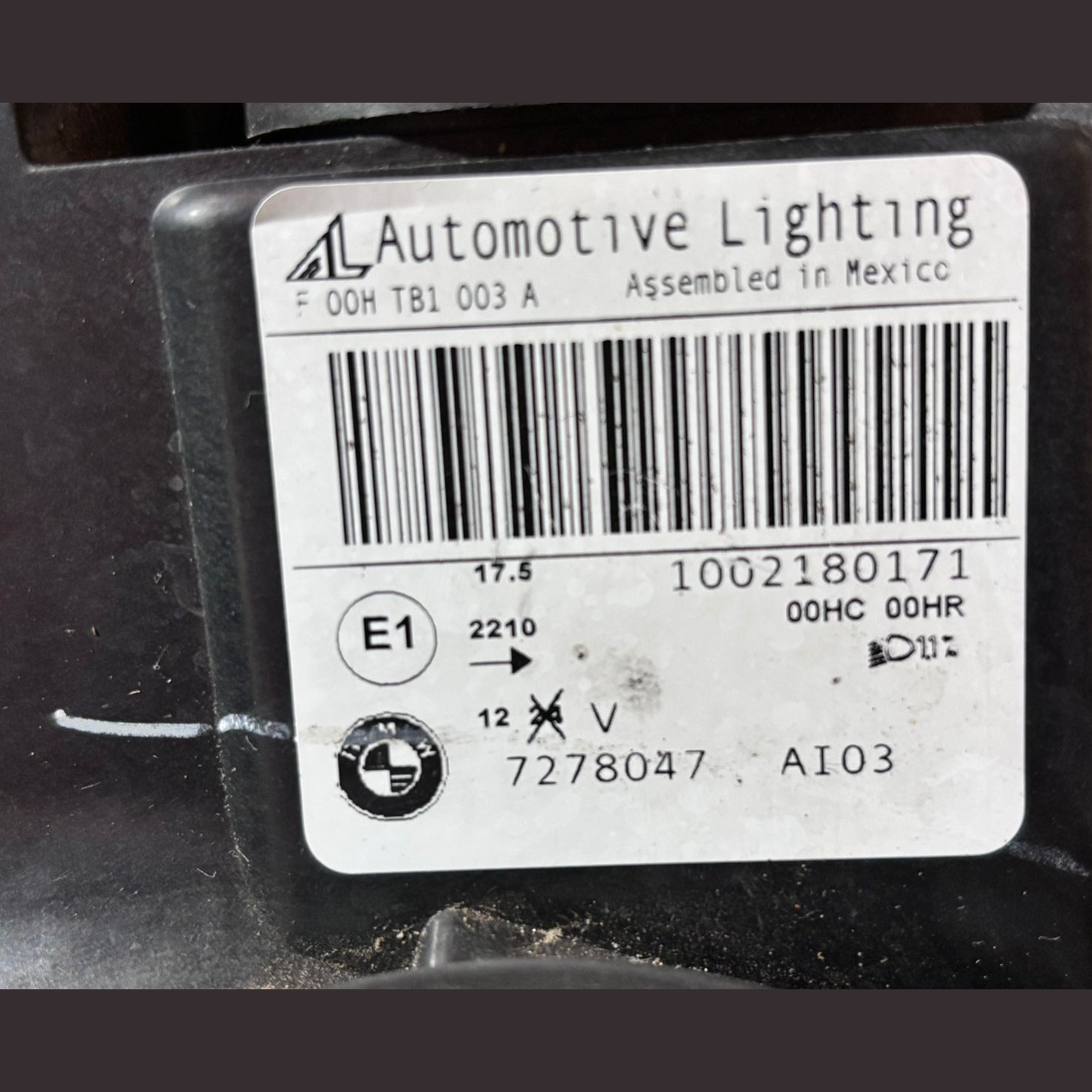 Bmw X5 E70 Left Side Headlight Xenon 2010-2012 - 7278047