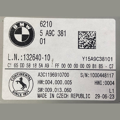 OEM BMW G42 M240 G05 X5 Instrument Cluster Control Module 5A9C381