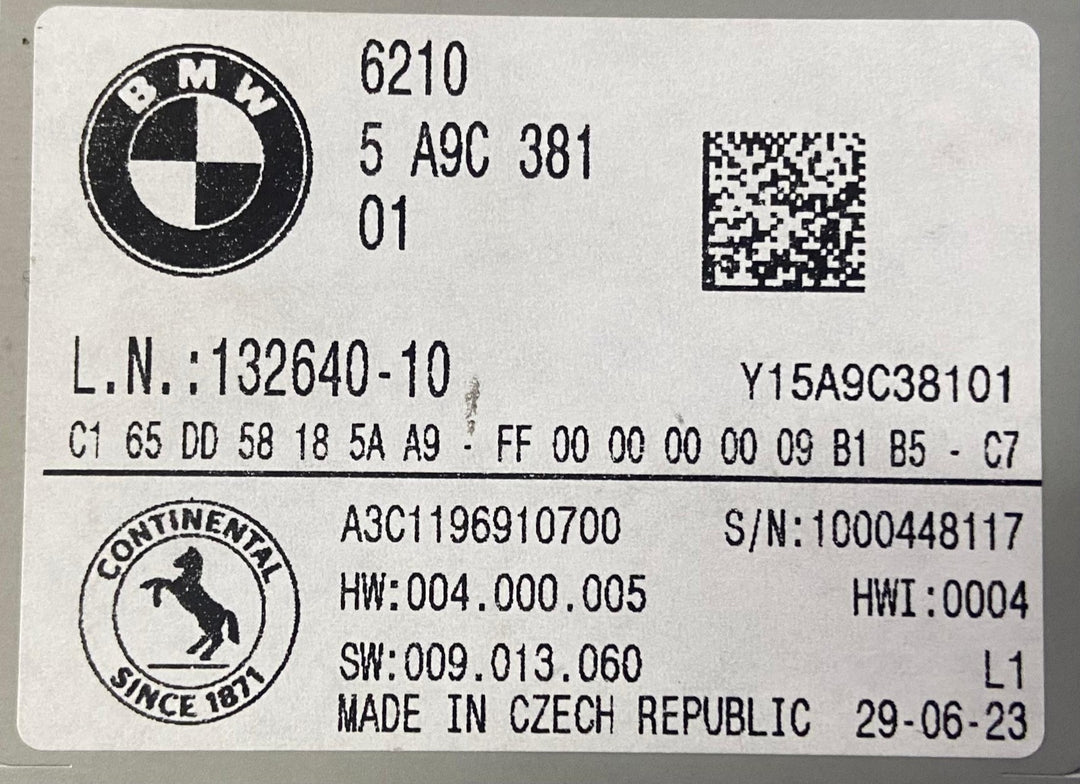 OEM BMW G42 M240 G05 X5 Instrument Cluster Control Module 5A9C381