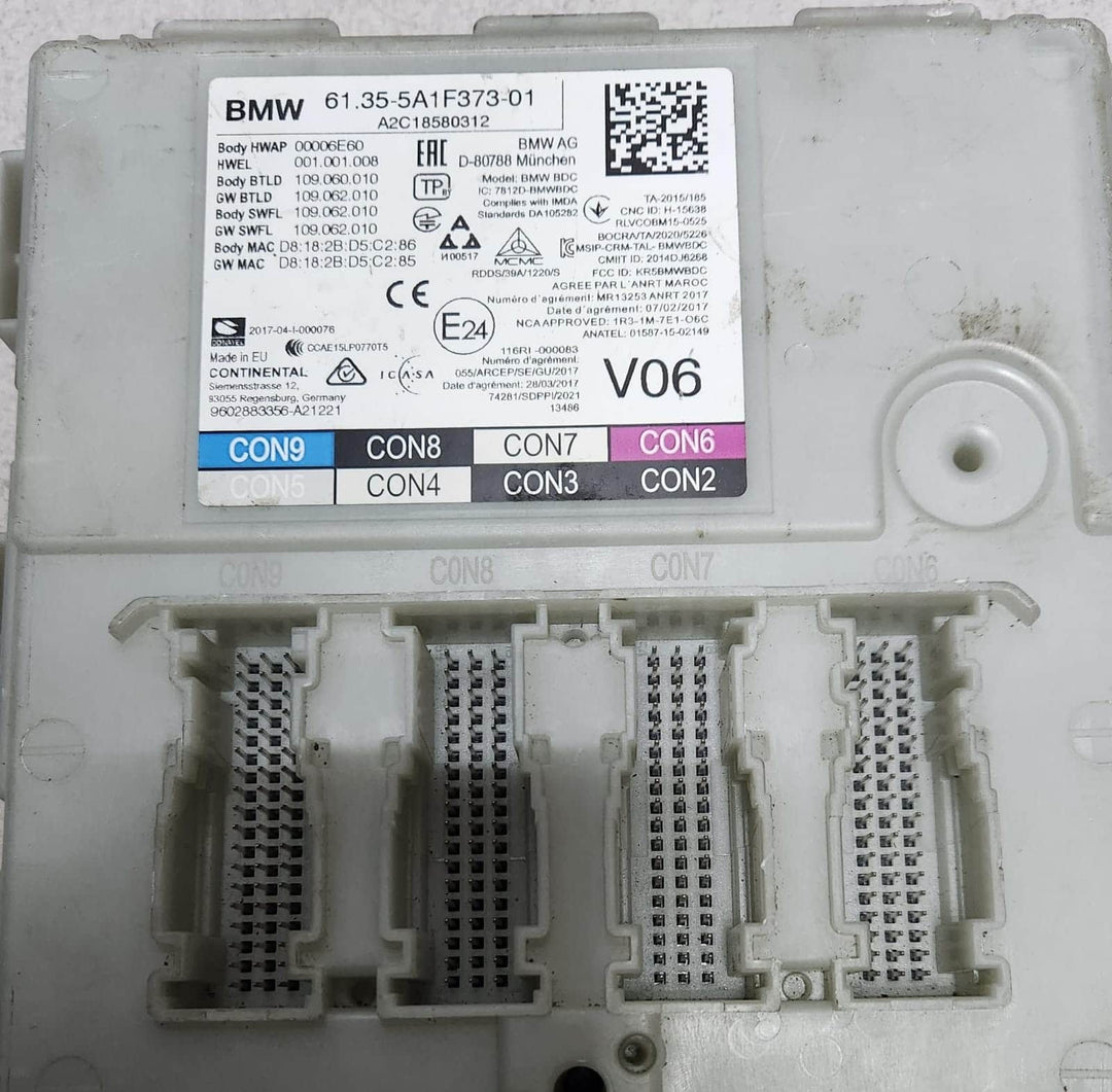 2018 BMW X3 Body Domain Controller 5A1F373  X3 G01 and X4 G02