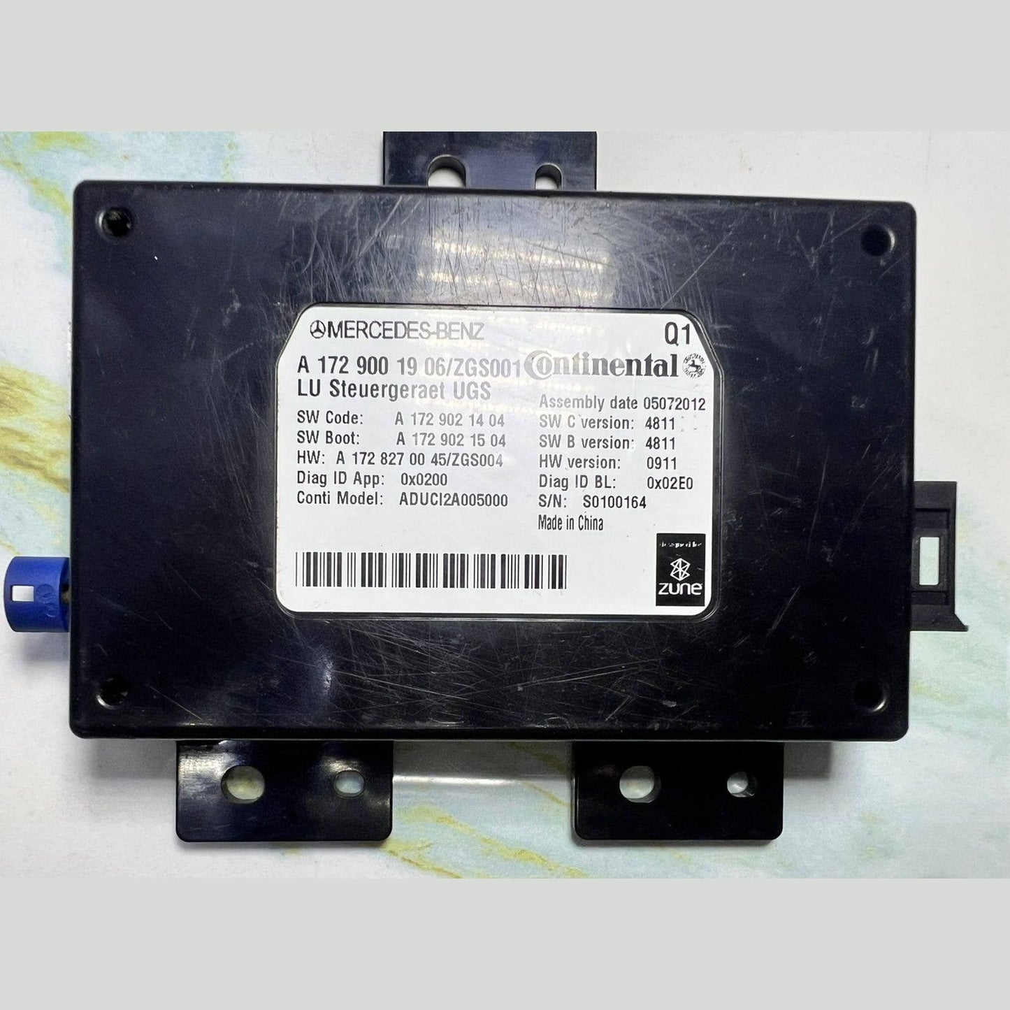 Mercedes Bluetooth Control Module A1729001906 C-Class W204