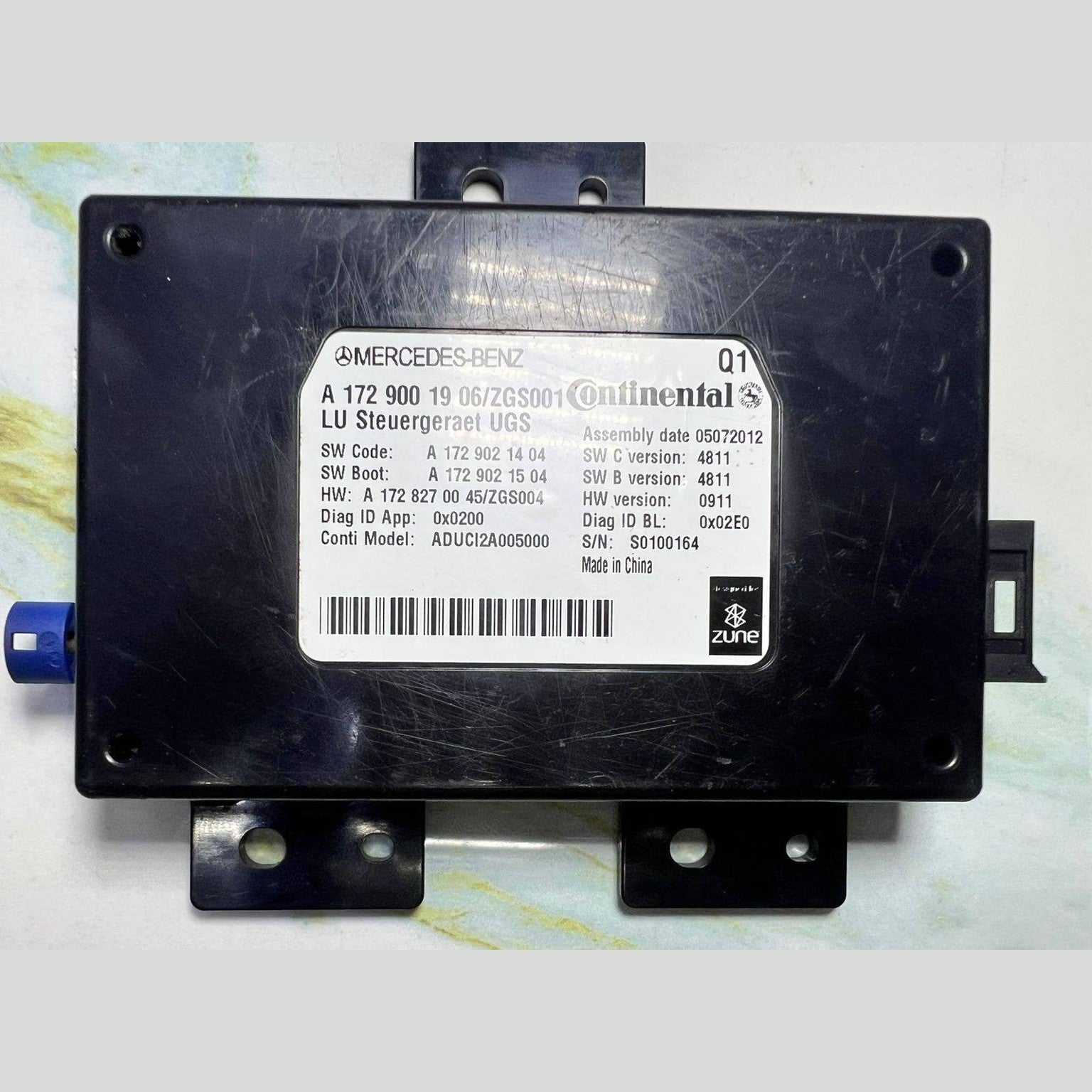 Mercedes Bluetooth Control Module A1729001906 C-Class W204