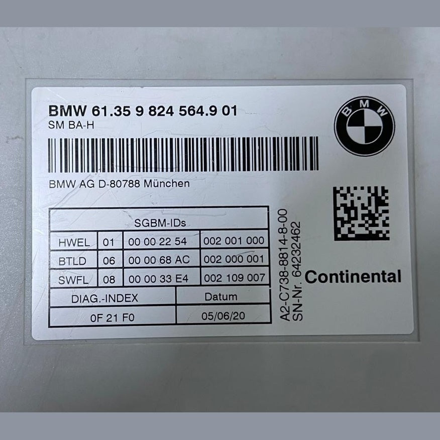 OEM BMW F90 G01 G05 G12 G20 G26 G80 Front Left Right Seat Control Module 9824564