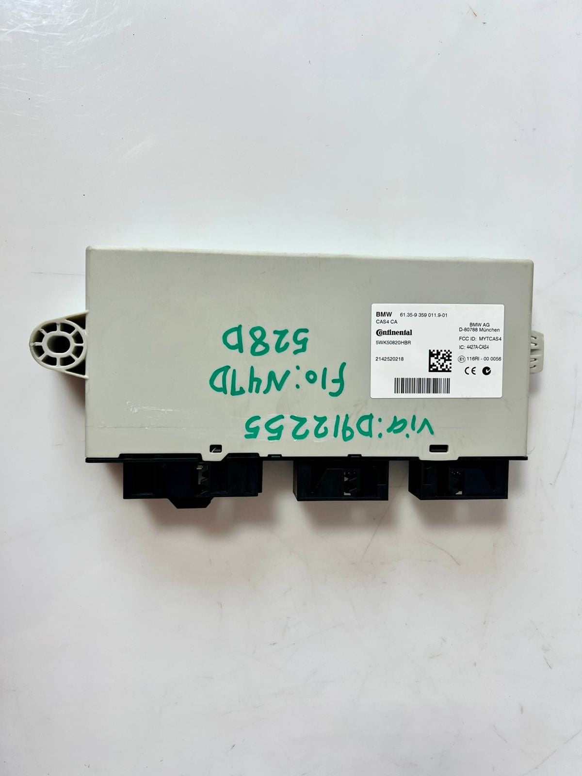 BMW F10 N47D 528D Engine Control Unit ECU SET DDE + CAS4 CA+ NO KEY 8582181 OEM