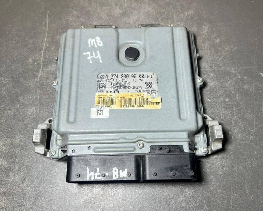 14-18 Mercedes W205 C-CLASS Engine Control Module Unit ECM ECU A274 9000800 OEM