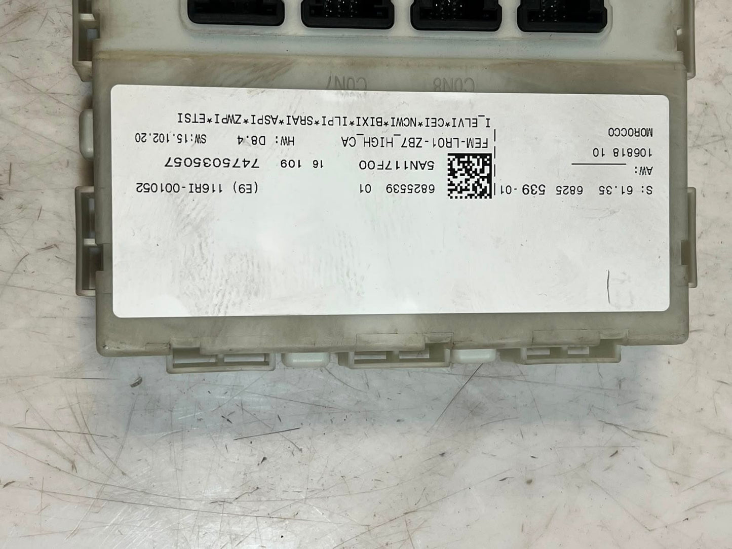 2016 BMW F30 LCI 318i B38 Engine Control Unit ECU SET DME+FEM+1KEY 8674265