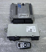 OEM BMW F07 N57N Engine Control Unit Module ECU DDE SET 8572440 BOSCH