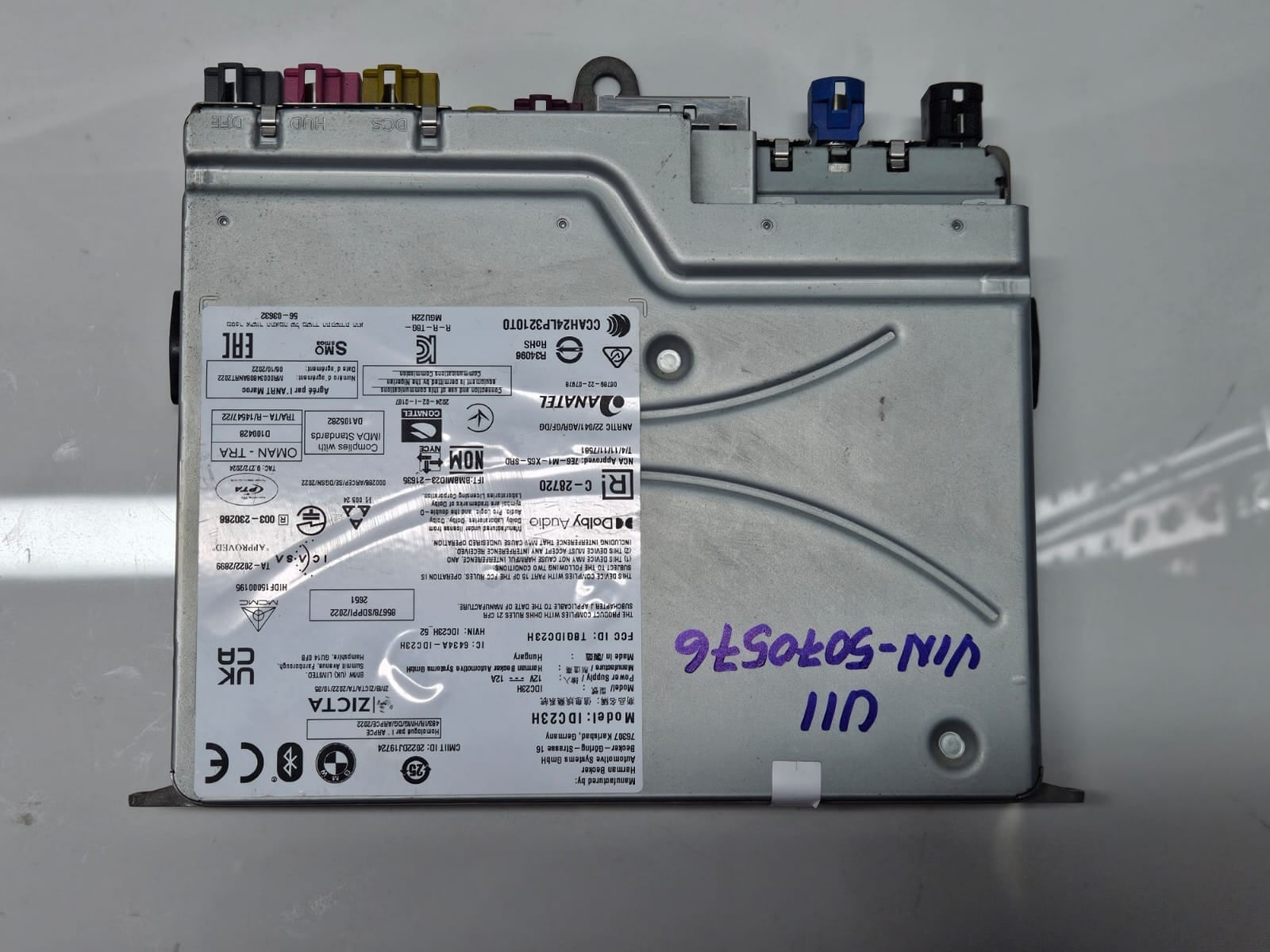 5B67397-2024 BMW X1 U11 S drive 18i Audio Head Unit Infotainment OEM