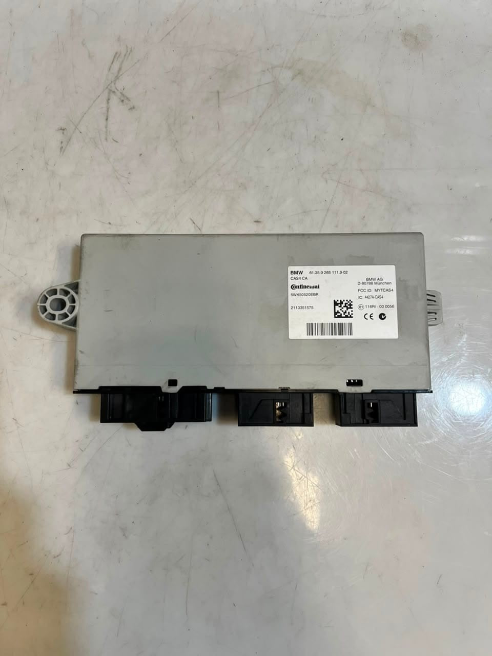2012 BMW 5' F10 N55 Active Hybrid 5 Engine Control Unit ECU SET DME+CAS4 7639025