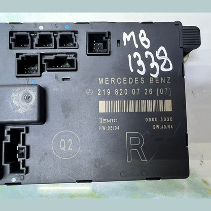 2006-2011 Mercedes-Benz CLS500 Front Door Control Module A2198200726 W219 CLS