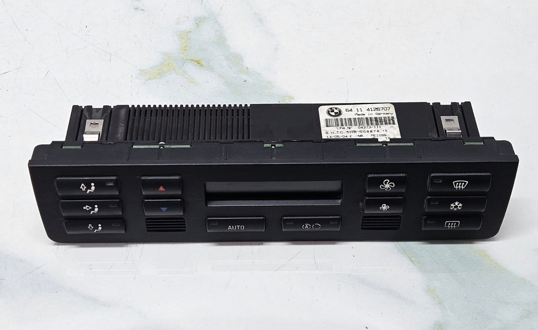 2001-2006 BMWE46 325i, 330i, Hvac Climate Control Panel 4126707 OEM