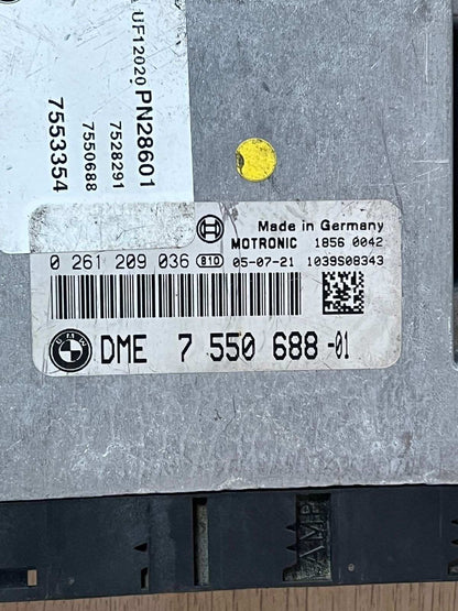 BMW Engine Control Unit 7550688 BMW E81 E87 116i model ECU 