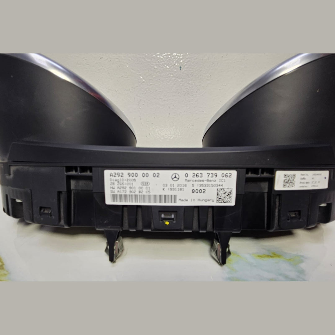 13-16 Mercedes-Benz W292 GLE Instrument Cluster Speedometer A292 9000002 OEM