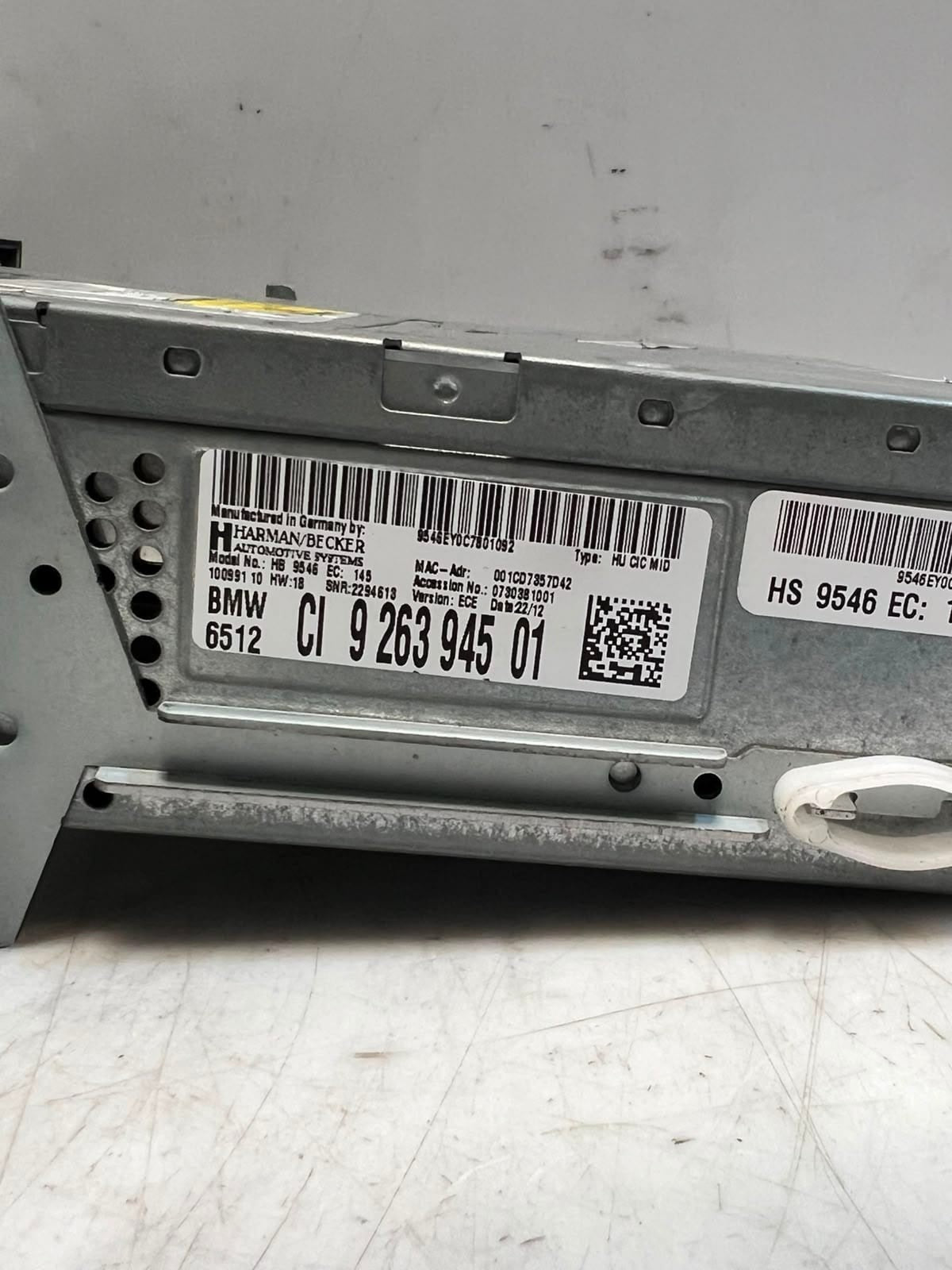 BMW X5 E70 X6 E71 NAVIGATION HEAD UNIT Car Infotainment Computer 9263945 OEM