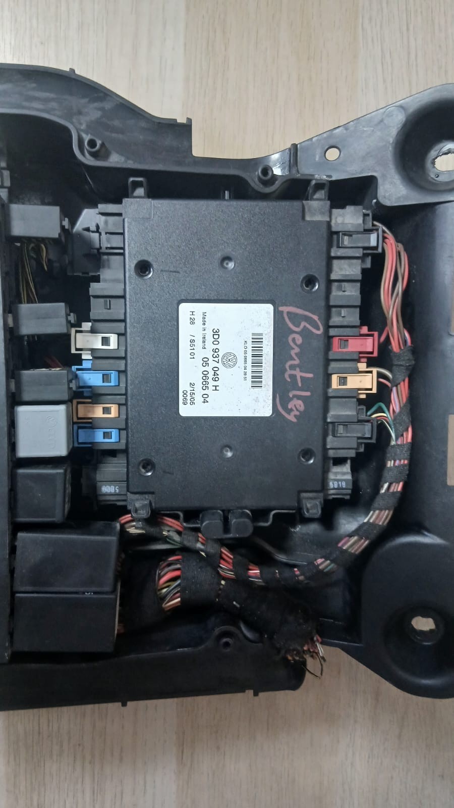 Bentley Continental Flying Spur Power Supply BCM Module OEM 3D0937049H