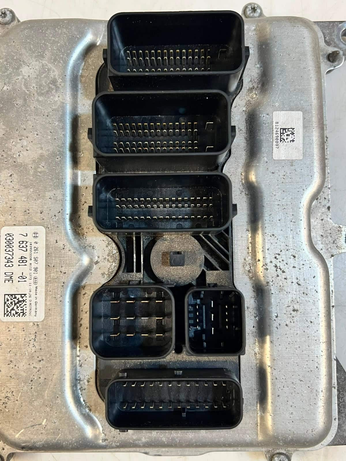 BMW F10 N20 Engine Control Unit ECU COMPLETE SET DME +CAS4+1KEY 7637481 OEM