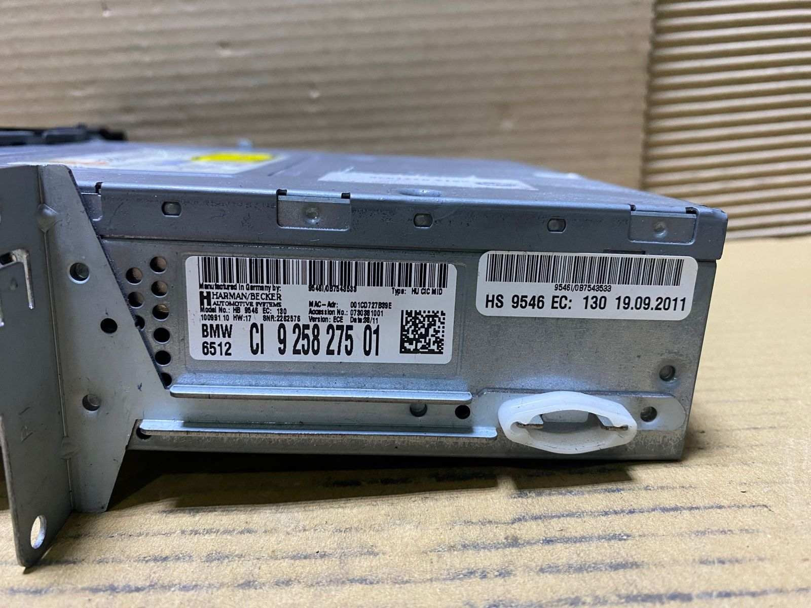 2010-2014 BMW X5 Cic Mid Audio System Head Unit 9258275 X5 E70 and X6 E71