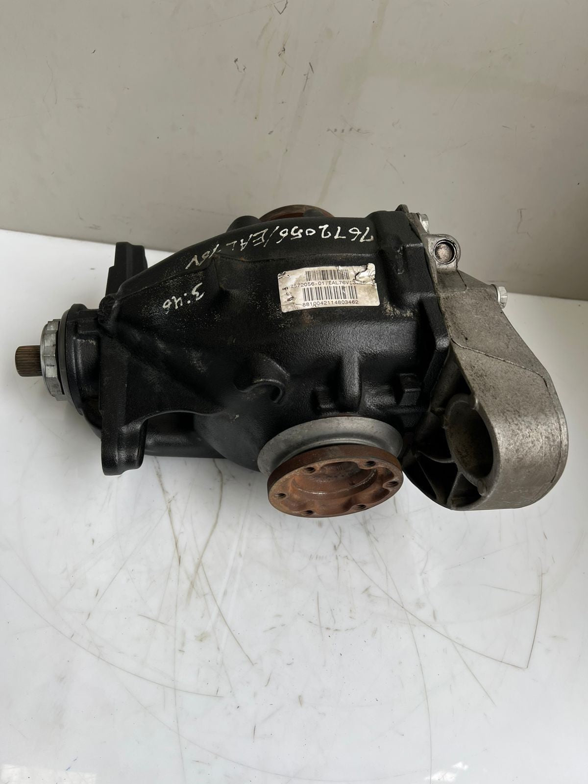 2007-2012 BMW 335i  E90 E92 N55 Rear Differential Axle Carrier 7572056 - 3.46 
