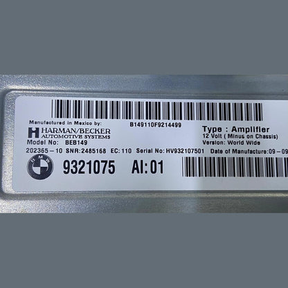 OEM BMW F15 F16 F85 F86 X5 Hi-Fi System Amplifier Harman Becker Stereo 9321075