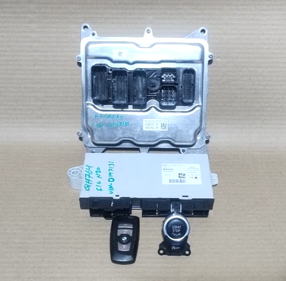 BMMW F10 N20  ENGINE CONTROL ECU UNIT SET DME + KEY  8626172