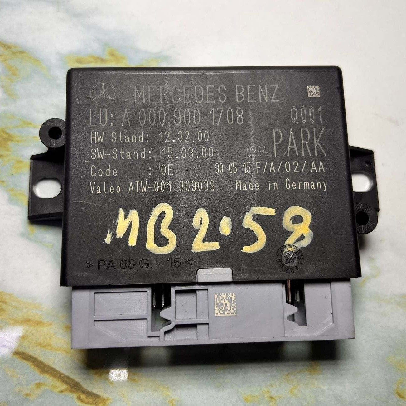 2018 Mercedes-Benz S500 Parking Pdc Control Unit A 0009001708 W222 S-Class