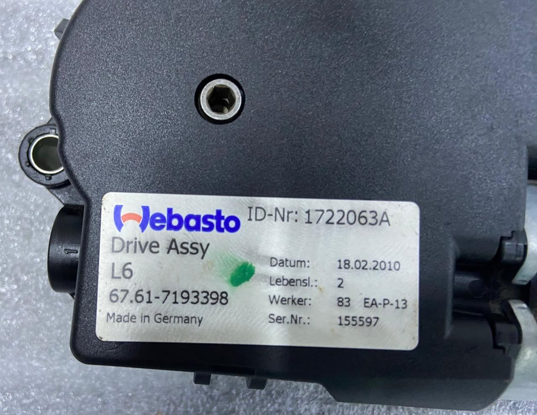 OEM BMW F01 F02 F03 F10 F18 F26 UPPER SUNROOF MOON ROOF MOTOR 7193398