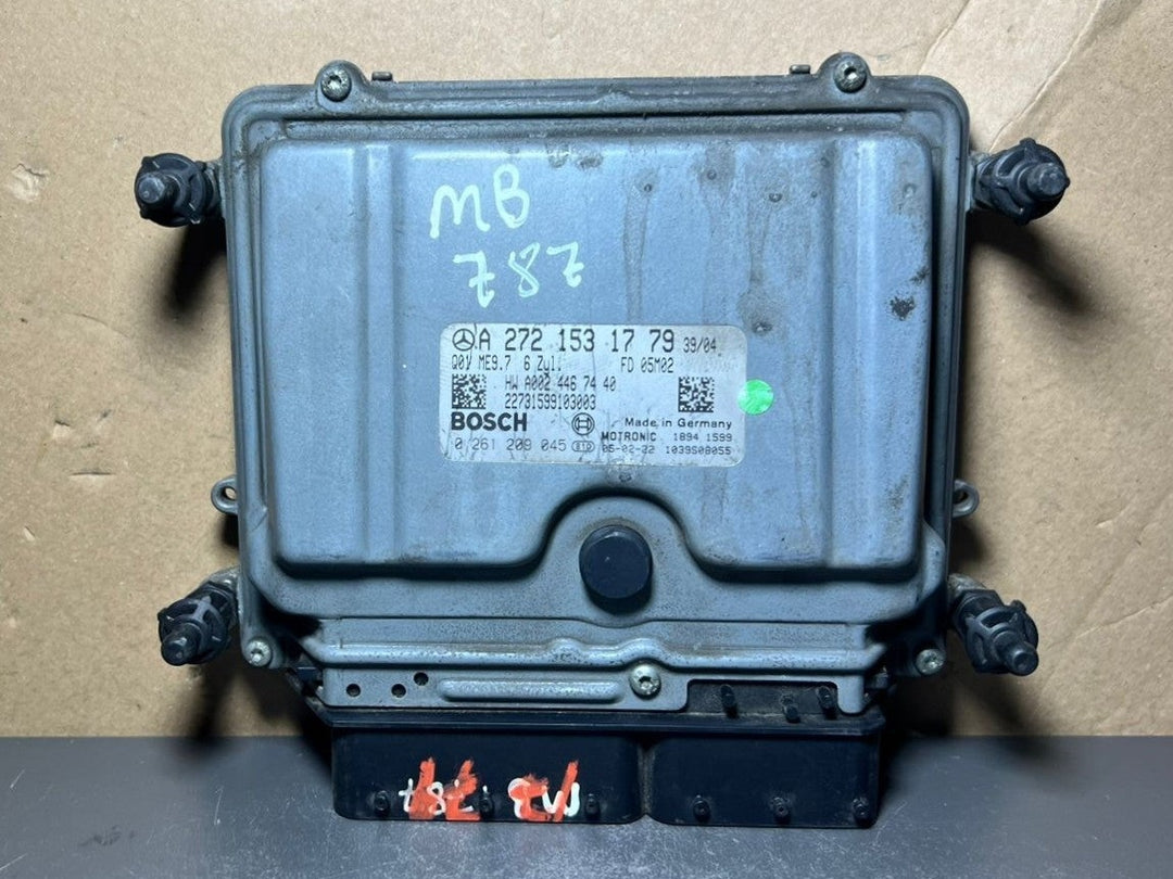 03-07 Mercedes W211 E-Class Engine Control Module Unit ECM ECU A272 1531779 OEM