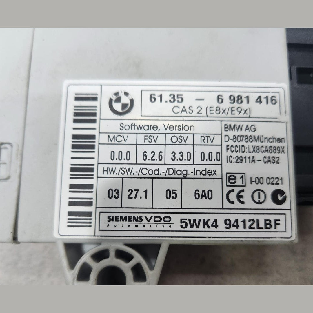 BMW Engine Control Unit Set MSV70 7559178 E60 E61 525I 530I ECU SET 