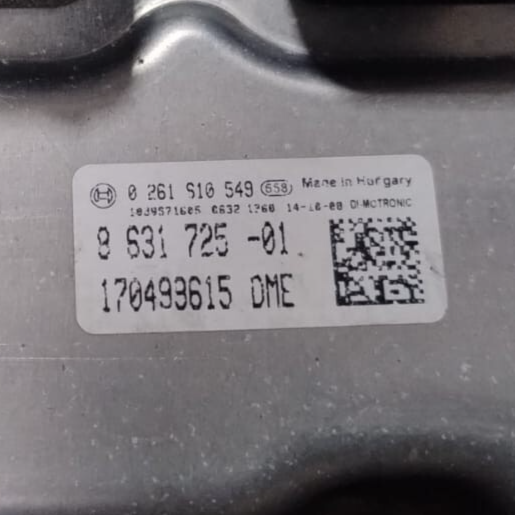 BMW F30 320i N20 ENGINE CONTROL Unit ECU SET DME 8631725