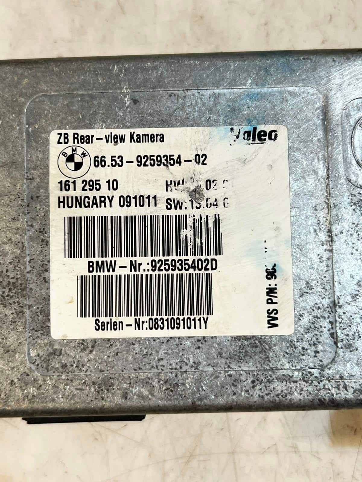 BMW F10 F20 F30 F12 F13 650i 535i Rear View Camera Control Module 9259354 OEM