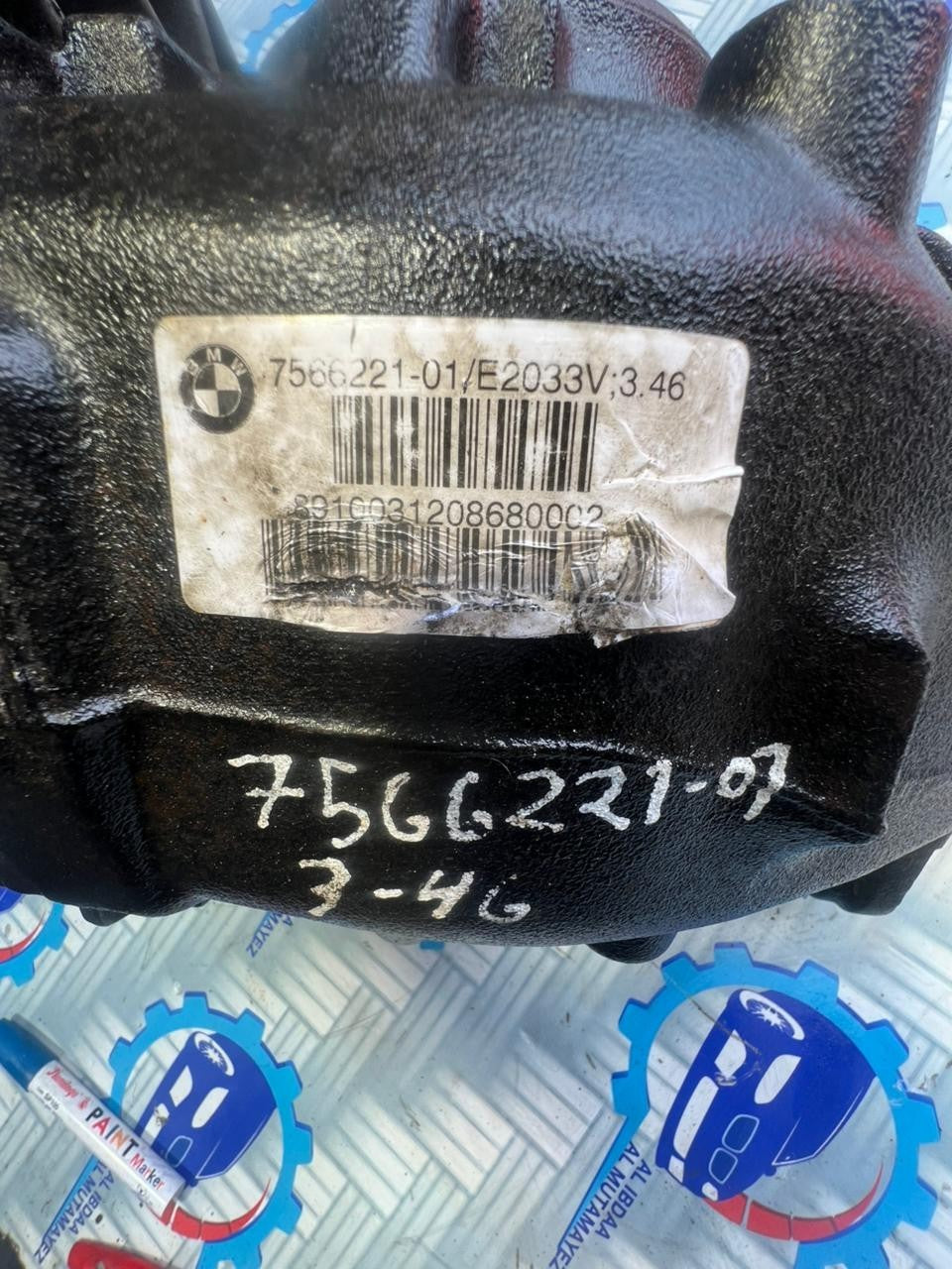 7566221 BMW SERIES 3 COUPE E92 2010 REAR DIFFERENTIAL 3.46 E90, E90 LCI N53 2.5