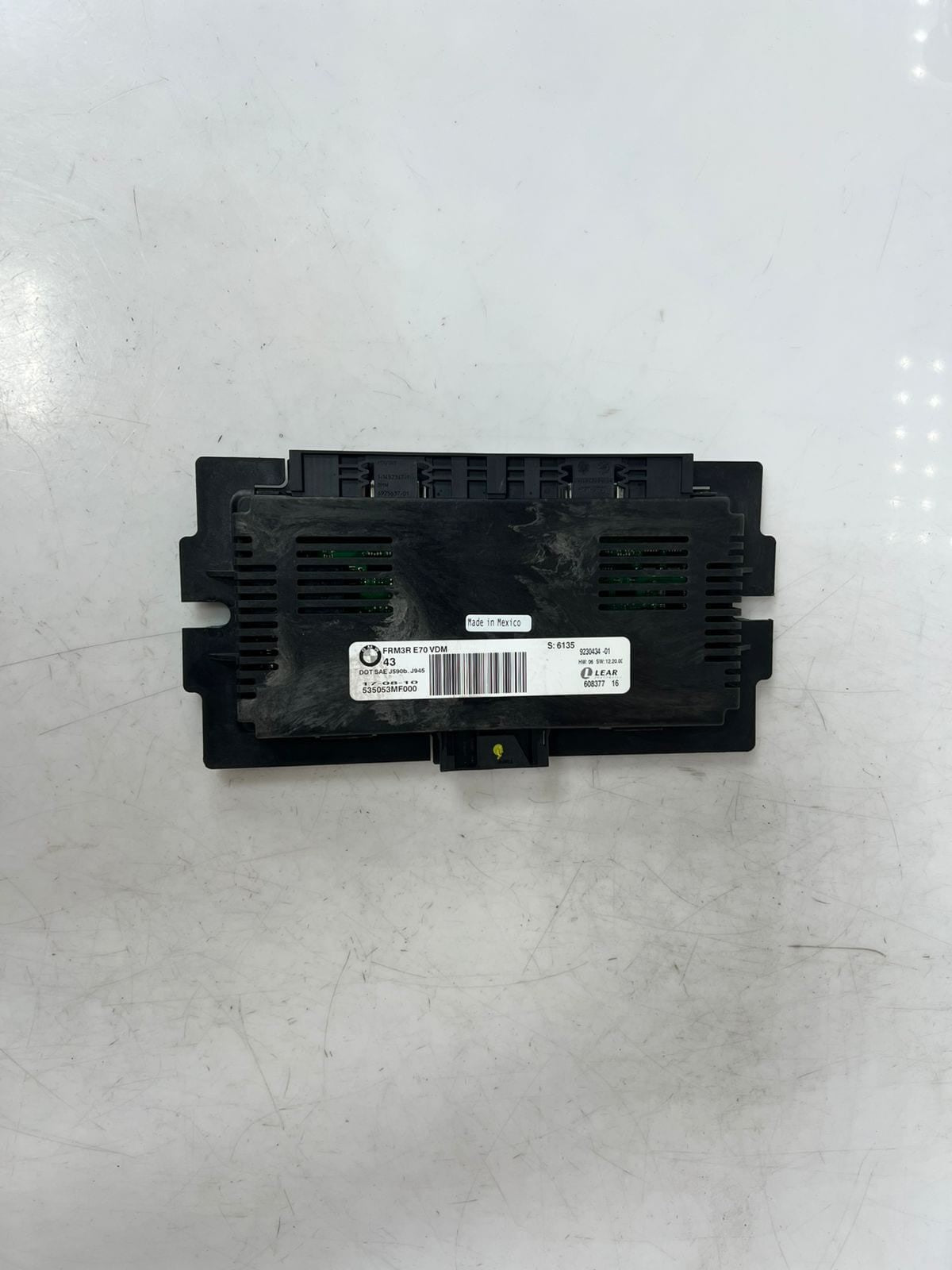 2009 BMW X5 E70 FRM3R J590B DOT SEA Footwell Module 9230434 OEM