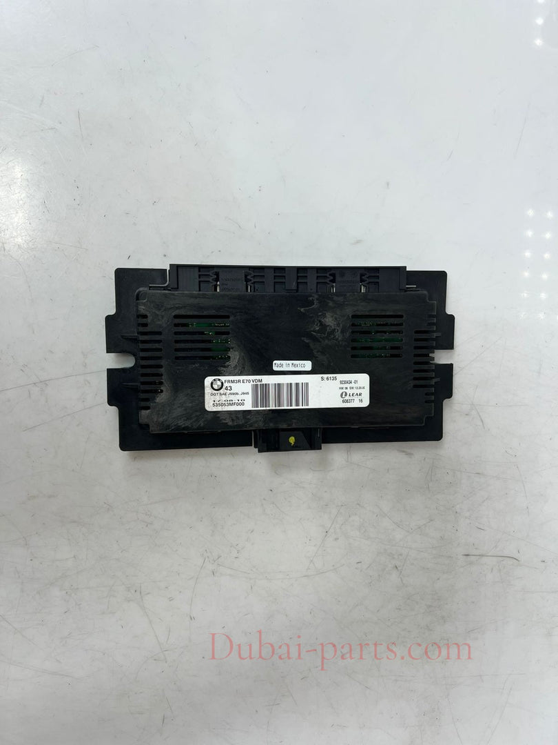 2009 BMW X5 E70 FRM3R J590B DOT SEA Footwell Module 9230434 OEM