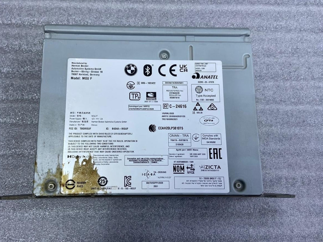 OEM BMW G20 G22 G26 G15 G16 Navigation NBT Headunit Radio Audio MGU 5A5B493