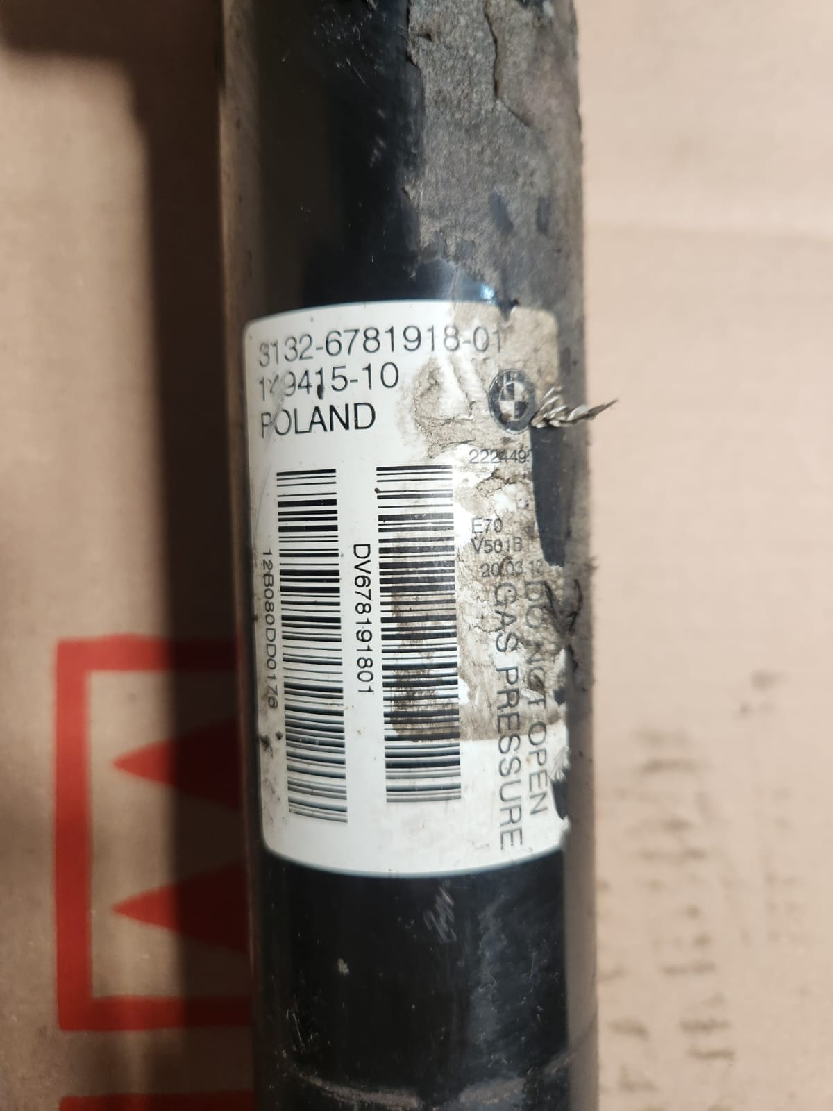 2007-2013 BMW X5 Front Shock Absorber With Coil Spring 6781918 X5 E70 and X6